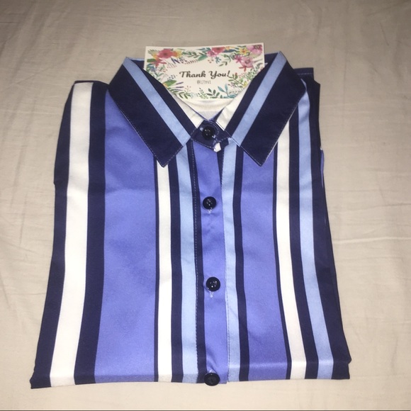 NEW! Button-Up Blouse - Picture 3 of 5